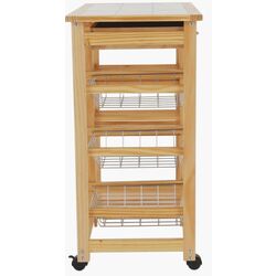 Carucior de servire Tempo Kondela Cayman (Natural) Thumb