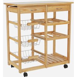 Carucior de servire Tempo Kondela Cayman (Natural)