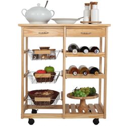 Carucior de servire Tempo Kondela Cayman (Natural) Thumb