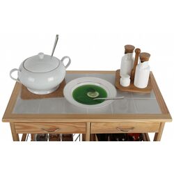 Carucior de servire Tempo Kondela Cayman (Natural) Thumb