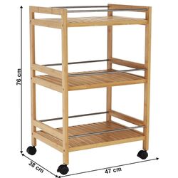 Carucior de servire Tempo Kondela Nashy (Natural) Thumb