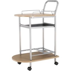 Masa de servit Tempo Kondela Lima (Beech/Silver)