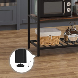 Insula bucatarie Vasagle KKI01BX (Rustic Brown/Black) Thumb