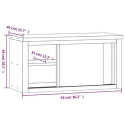 Modul superior VidaXL 376442 (Silver) Thumb