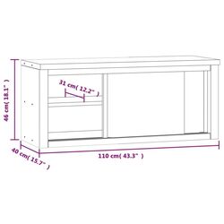 Modul superior VidaXL 376443 (Silver) Thumb
