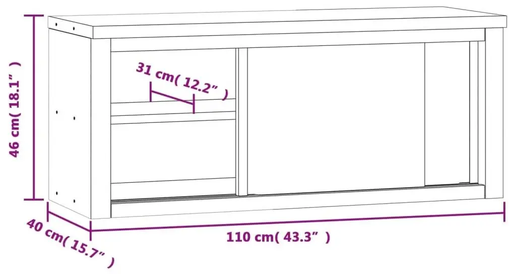 Modul superior VidaXL 376443 (Silver)
