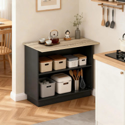 Кухонный остров Homcom 801-354V80BK (Black/Oak) Thumb