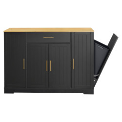 Кухонный остров Tempo Kondela Torio (Black/Oak) Thumb
