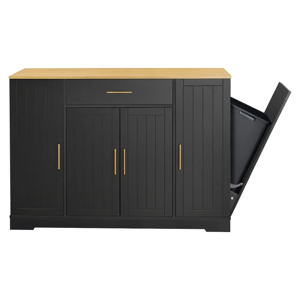 Кухонный остров Tempo Kondela Torio (Black/Oak) - 3
