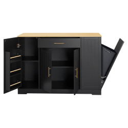 Кухонный остров Tempo Kondela Torio (Black/Oak) Thumb