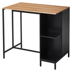 Кухонный островок Tempo Kondela Figo 100x60 (Oak/Black) Thumb