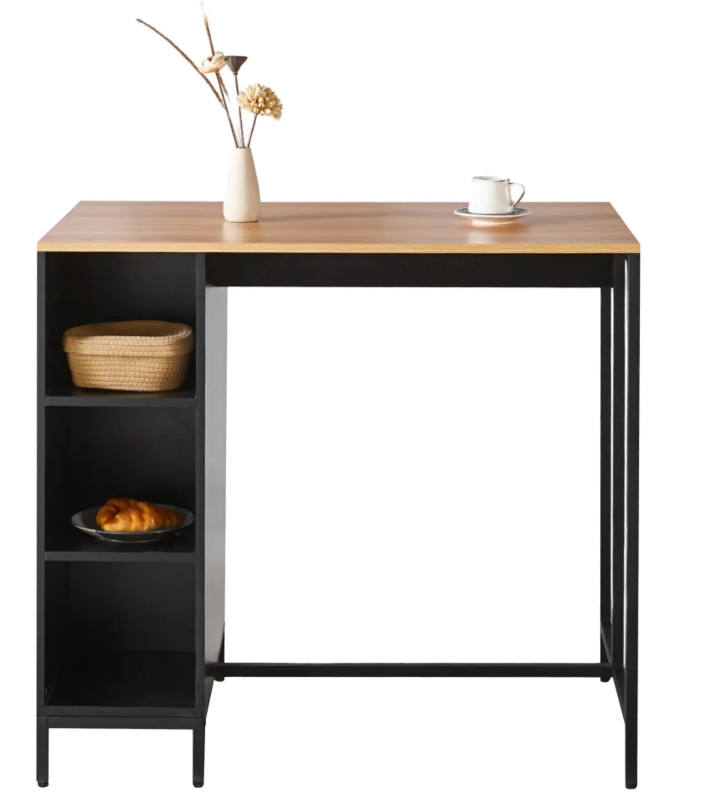 Кухонный островок Tempo Kondela Figo 100x60 (Oak/Black) - 5