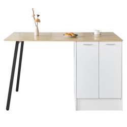Кухонный островок Tempo Kondela Xilo 150x90 (Oak/White) Thumb