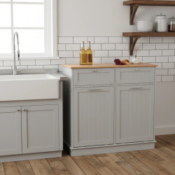 Dulap Tempo Kondela Delins Typ 2 (Grey/Bamboo)
