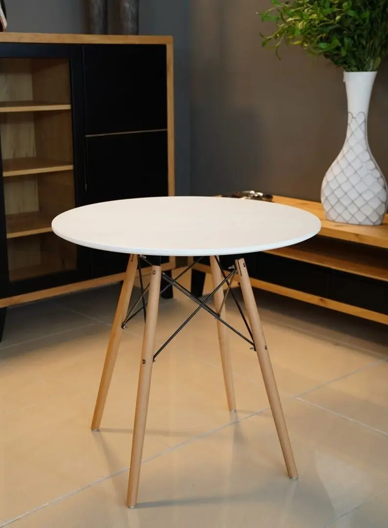 Стол Chomik FAT1170 72x80 (White/Oak)