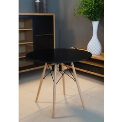 Стол Chomik FAT1187 72x80 (Black/Oak)