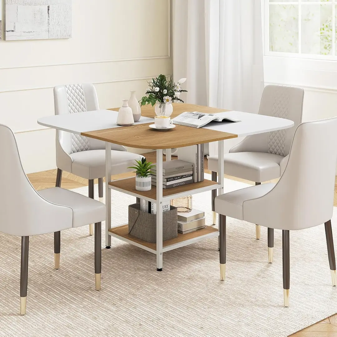 Стол Costway JV13609NA (Natural/White)
