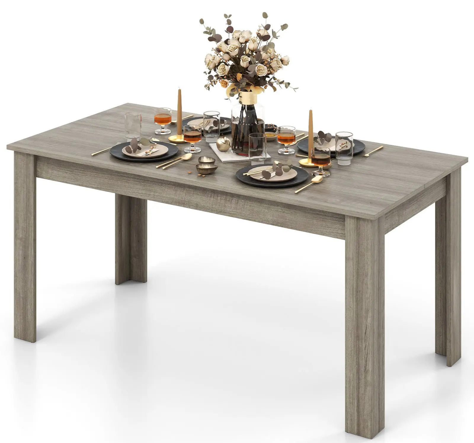 Masa Costway KC55793MW (Light Grey)