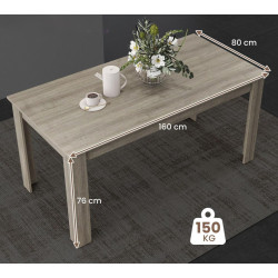 Masa Costway KC55793MW (Light Grey) Thumb