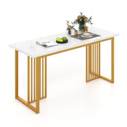 Стол Costway KC56958WH (White/Gold) Thumb