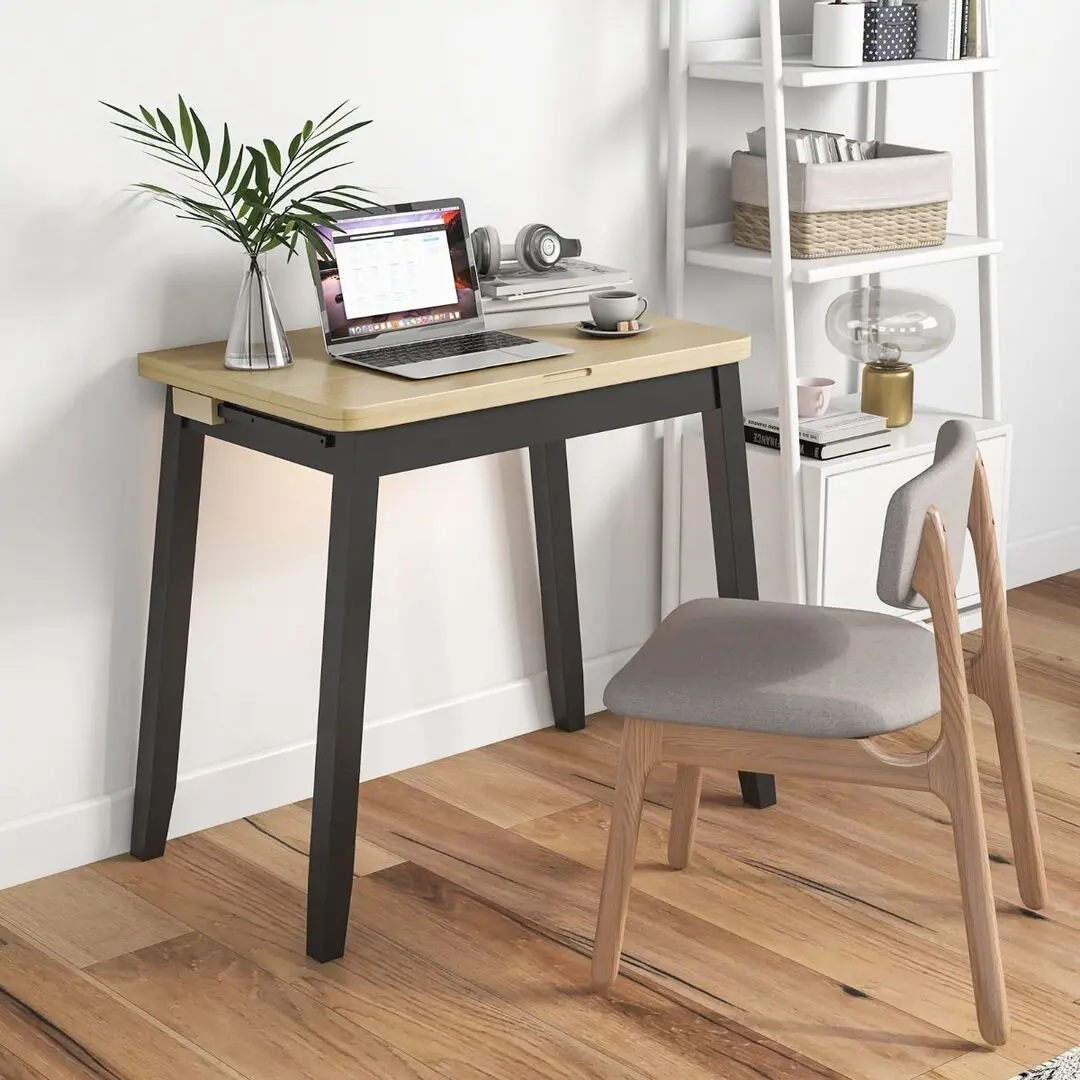 Masa extensibila Costway JV11365NA (Natural/Black)