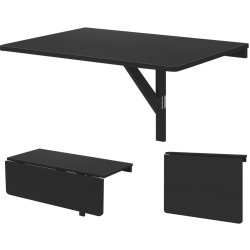 Стол раскладной настенный Costway CB10641BK (Black) Thumb