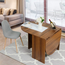 Masa pliabila Costway HW61596BN (Brown) Thumb
