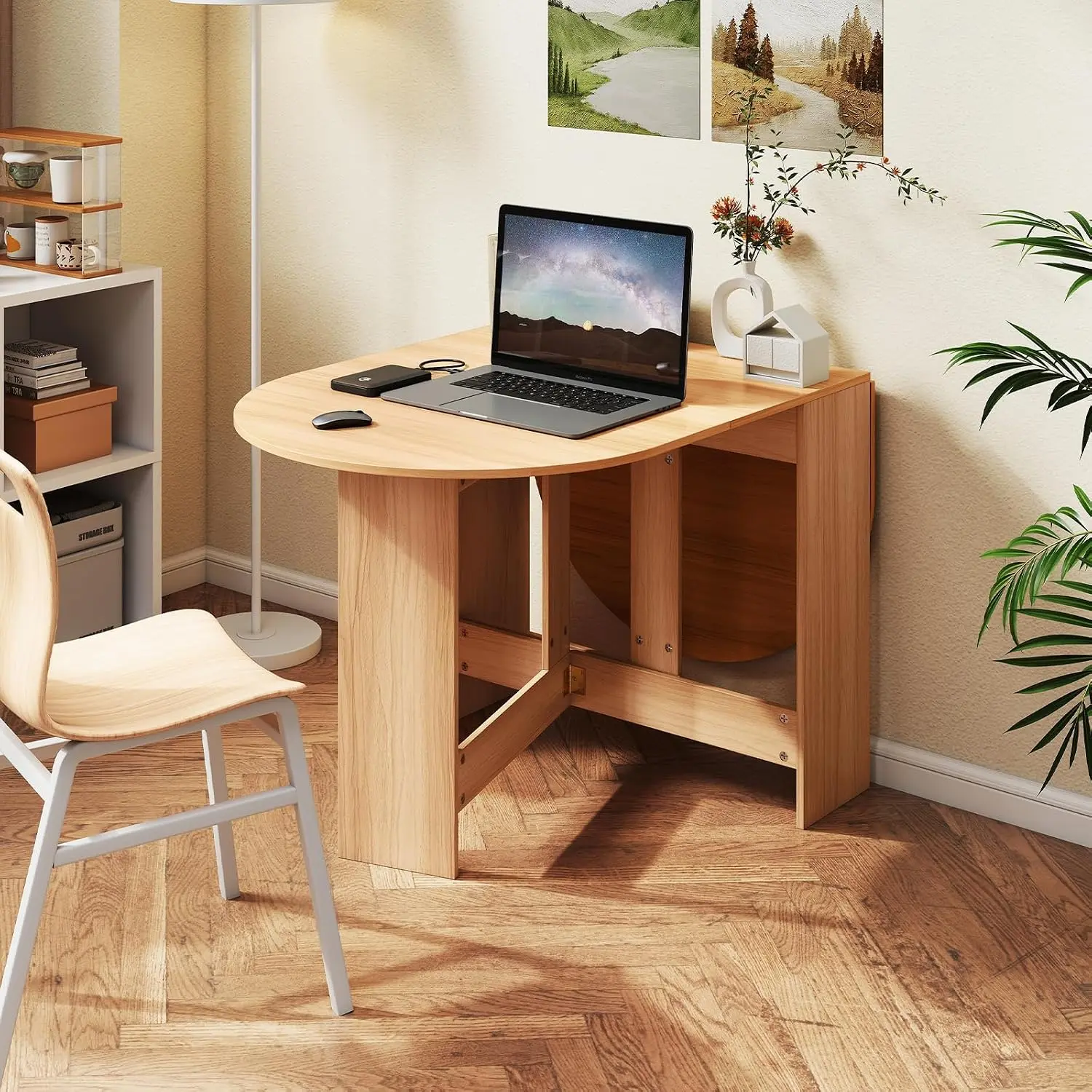 Masa pliabila Costway HW61596NA (Natural) - 5