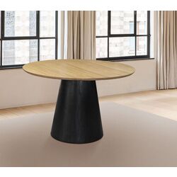 Masa DP Ariana 120x120 (Wood/Black)