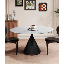 Masa DP Ascot D135 135х76 (White Marble)