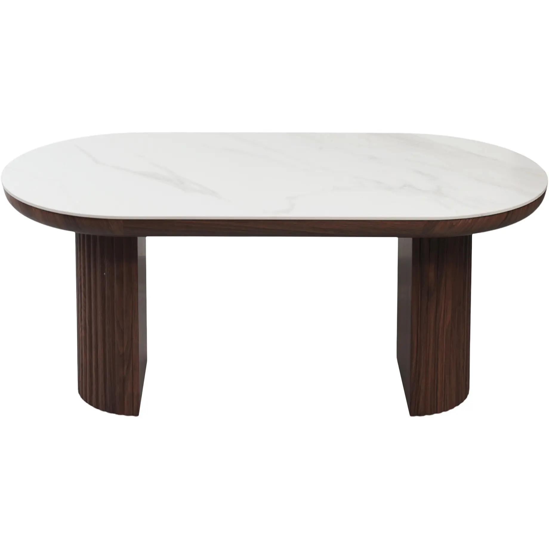 Стол DP Botas 200x90x76 (Walnut/White) - 2