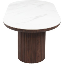 Стол DP Botas 200x90x76 (Walnut/White) Thumb