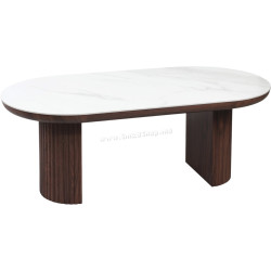 Стол DP Botas 200x90x76 (Walnut/White)