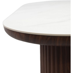 Стол DP Botas 200x90x76 (Walnut/White) Thumb