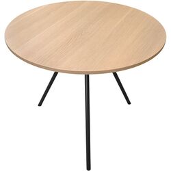 Стол DP Easy Rondo 80x80 (Oak/Black) Thumb