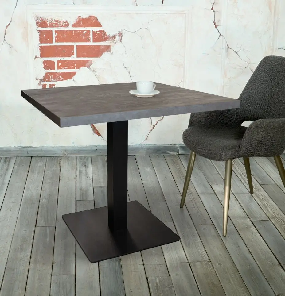 Стол DP Horeca 80x80 (Grey/Black)