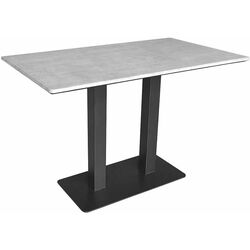 Masa DP Horeca Double Werzalit (Concrete/Black) Thumb