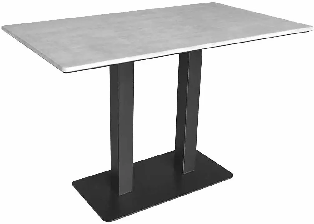 Masa DP Horeca Double Werzalit (Concrete/Black)