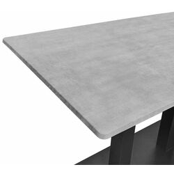 Masa DP Horeca Double Werzalit (Concrete/Black) Thumb