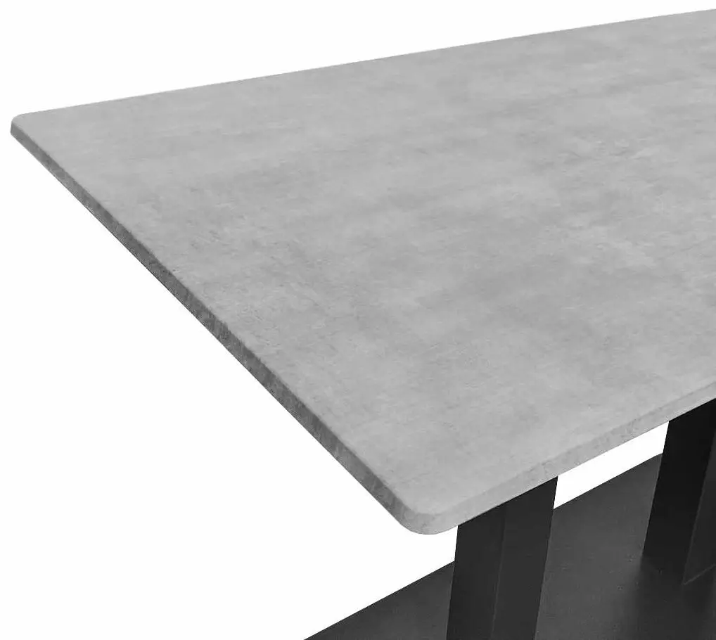 Masa DP Horeca Double Werzalit (Concrete/Black)