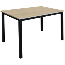 Стол DP Mezo 120x75 (Oak/Black) Thumb