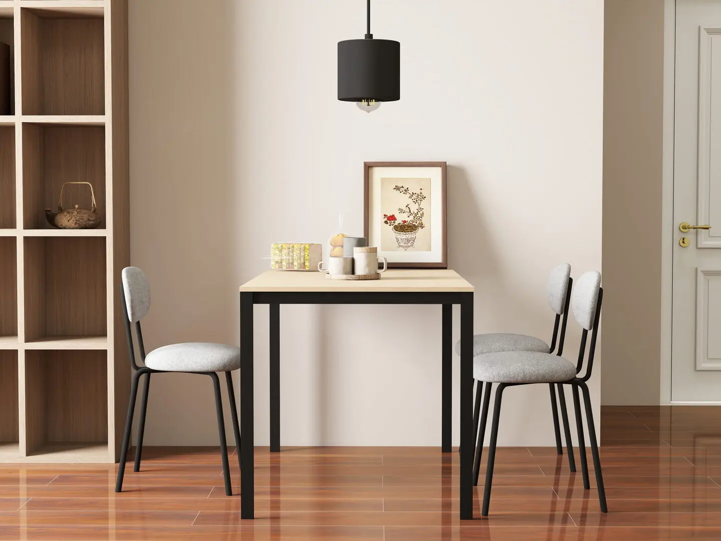 Стол DP Notos (Black/Wood)