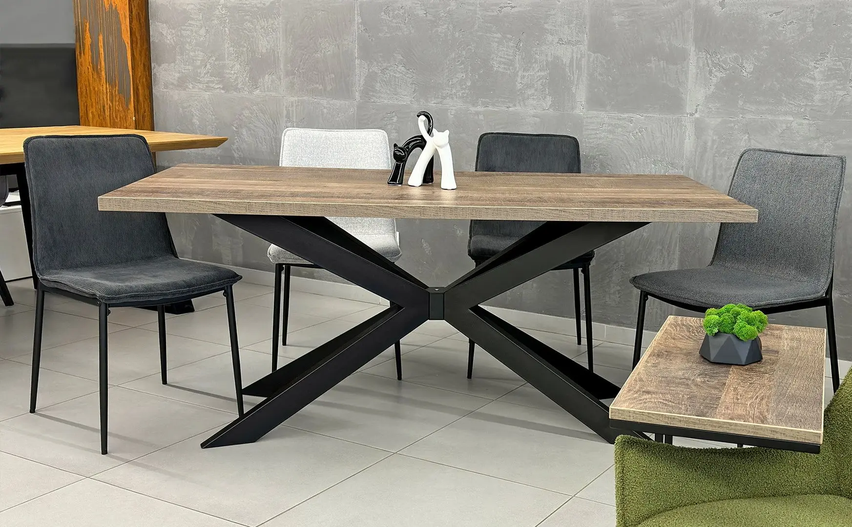 Masa DP Porto 180x90 (Colonial/Black)