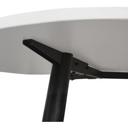 Masa Dp Rodno 75x150 (White/Black) Thumb