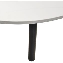 Masa Dp Rodno 75x150 (White/Black) Thumb