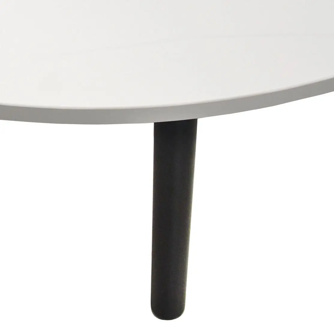 Masa Dp Rodno 75x150 (White/Black)