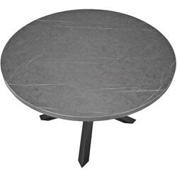 Стол DP Toscana 120 (Black Marble/Black) Thumb