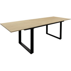 Стол раскладной DP Dario 180/240x80 (Oak/Black) Thumb