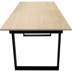 Стол раскладной DP Dario 180/240x80 (Oak/Black) Thumb