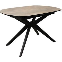 Masa extensibila DP Esa Wooden Glass 120/150/180x90 (Wood/Black) Thumb